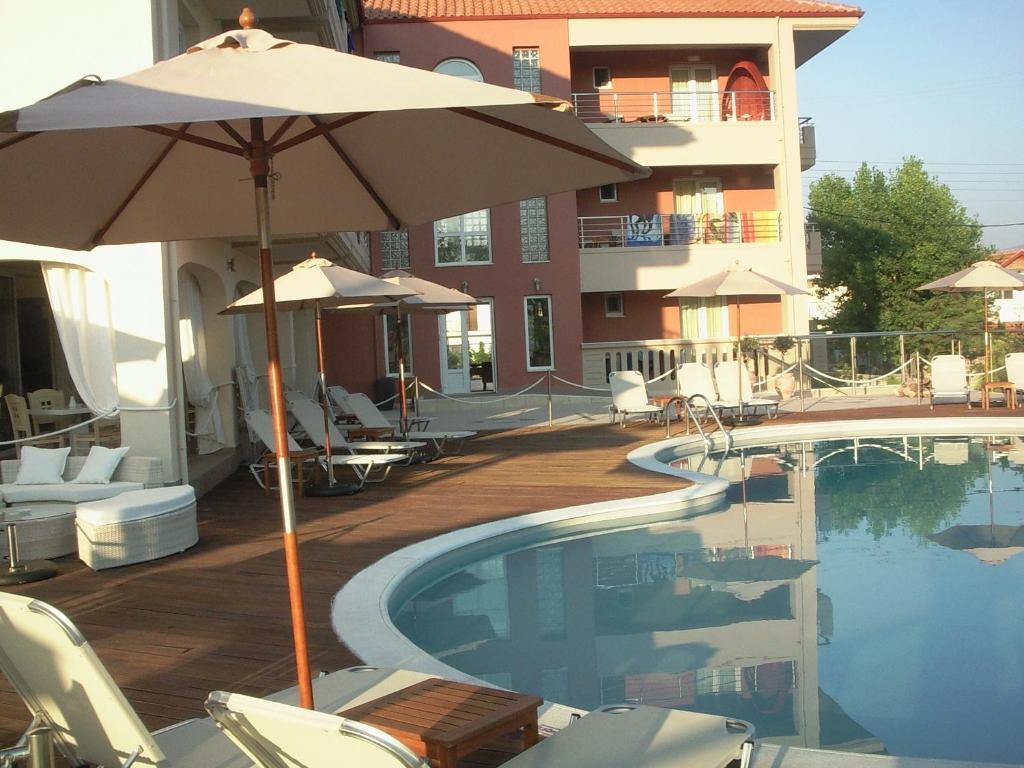 Ammos Bay Hotel Ammoudia Exterior foto